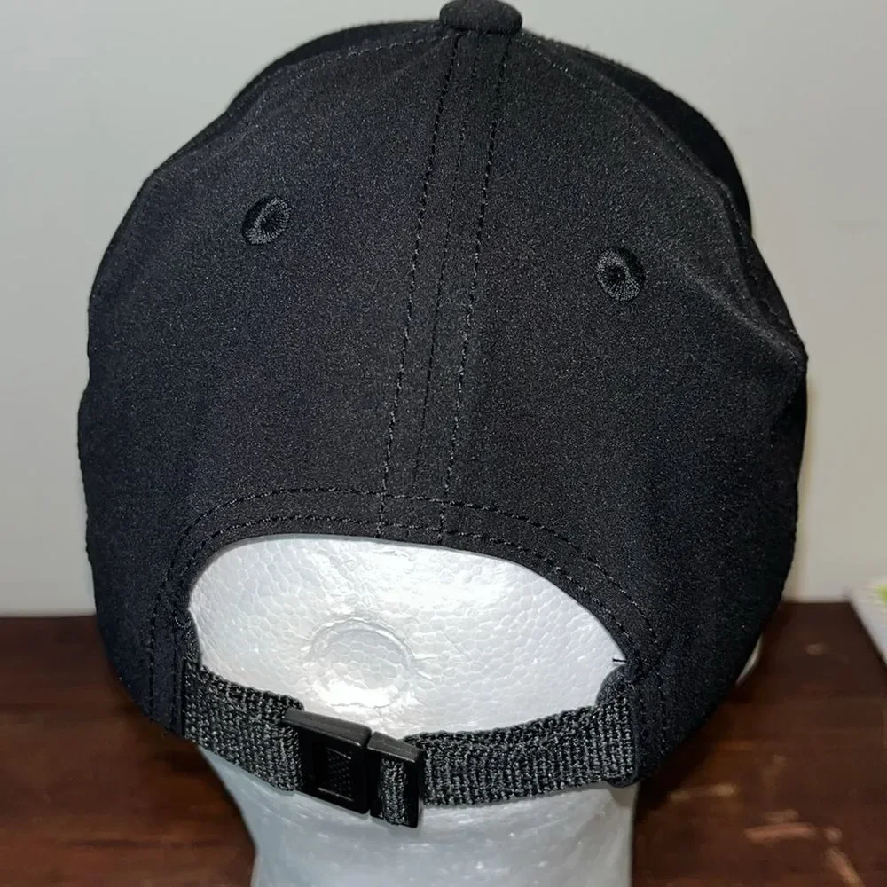 Huel Food for Fuel Power Black Poly Sports Tennis Golf Pickleball Cap Hat NWOT